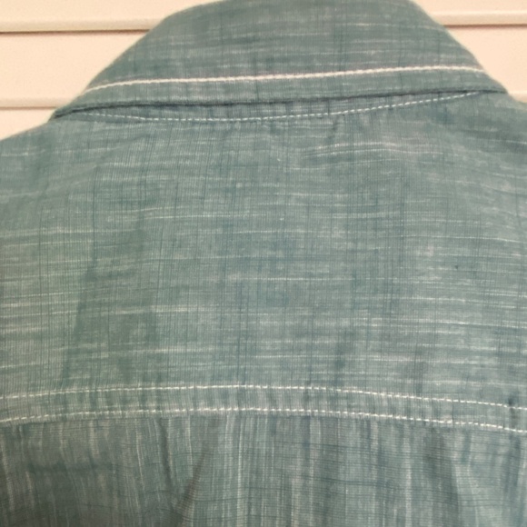 Tranquility Mayhem Handcrafted Shirt Size XL Blue-green color - Picture 5 of 7